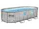 Bestway Steel Pro Max Splashview 56716 - 549x274x122 cm - Piscina Ovale per 7-8 Persone