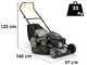 Alpina AL4 51 SHQ - Tagliaerba trazionato a scoppio - Motore Honda GCVx 145 - Taglio 51cm