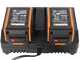 Worx Nitro WG737E - Tagliaerba a batteria - 2x20V/4Ah - Taglio 37cm