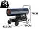 OUTLET - UTILIZZATO PER PROVA - BullMach BM-DDH 60 - Generatore di aria calda diesel - A combusione diretta - Carrellato - 60kW