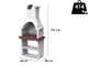 Linea VZ Rimini New - Barbecue in muratura a carbone
