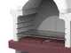 Linea VZ Rimini New - Barbecue in muratura a carbone