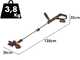 Worx WG173E - Tagliabordi a batteria 3 in 1 - 20V 4Ah
