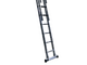 OUTLET - DIFETTI ESTETICI - S.T.P. Tria 3TR, 3x8 gradini, altezza 5.55 mt - Scala a sfilo in alluminio
