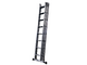 OUTLET - DIFETTI ESTETICI - S.T.P. Tria 3TR, 3x8 gradini, altezza 5.55 mt - Scala a sfilo in alluminio