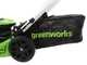 Greenworks GD60LM46SPK4 - Tagliaerba semovente a batteria - 60V/4Ah - Taglio 46 cm