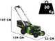 Greenworks GD60LM46SPK4 - Tagliaerba semovente a batteria - 60V/4Ah - Taglio 46 cm