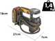 Worx WX092 - Compressore elettrico a batteria - 20V 2Ah