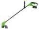 Greenworks G48LM41ST25K2X - Kit Tagliaerba a batteria + Tagliabordi a batteria - 48V - 2x 24V/2Ah