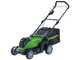 Greenworks G48LM41ST25K2X - Kit Tagliaerba a batteria + Tagliabordi a batteria - 48V - 2x 24V/2Ah