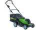 Greenworks G48LM41ST25K2X - Kit Tagliaerba a batteria + Tagliabordi a batteria - 48V - 2x 24V/2Ah