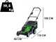 Greenworks G48LM41ST25K2X - Kit Tagliaerba a batteria + Tagliabordi a batteria - 48V - 2x 24V/2Ah