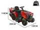 GeoTech-Pro PRTM 180-1020 CM - Trattorino tagliaerba - Cambio meccanico - Cesto di raccolta
