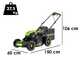 Greenworks GD48LM46SPIIK4 - Tagliaerba semovente a batteria - 48V/4Ah - Taglio 46 cm