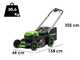 Greenworks GD48LM51SPIIK5 - Tagliaerba semovente a batteria - 48V/5Ah - Taglio 51 cm