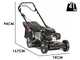 Marina Systems 4-MAXI 52 SH  - 4-in-1 - Rasaerba a scoppio trazionato 4x4 - Motore Honda GCVX 200