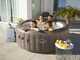Bestway Lay-Z-Spa Dominica HydroJet 6001S - Piscina idromassaggio spa