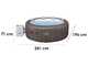 Bestway Lay-Z-Spa Dominica HydroJet 6001S - Piscina idromassaggio spa