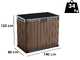 Keter Store it Out Darwin marrone - Box porta attrezzi da giardino