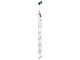 Hailo L60, 6 gradini, 2.06 m - Scalandrino in alluminio con cavalletto - Ultraleggera - Altezza stimata operativa 3.28 m