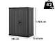 Keter Cortina Alto - Armadio porta attrezzi da giardino - 140x73.6x170.4 cm