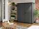 Keter Cortina Alto - Armadio porta attrezzi da giardino - 140x73.6x170.4 cm