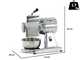 OUTLET - PICCOLO DIFETTO ESTETICO - Fimar GR12S - Grattugia elettrica professionale - 750W