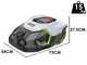 EGO RM 4000 E - Robot rasaerba - con batteria al litio da 24V - 10Ah