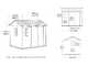 Keter Newton plus 759/975 - Casetta da giardino - Con porta doppia anta e finestre - 230x287x246 cm