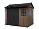 Keter Newton plus 759/975 - Casetta da giardino - Con porta doppia anta e finestre - 230x287x246 cm