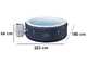 Bestway Lay-Z-Spa Miami AirJet 6001C - Piscina idromassaggio spa per 3-4 Persone