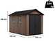 Keter Newton plus 7511/1175 - Casetta da giardino - Con porta doppia anta e finestre - 230x350x246 cm