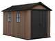 Keter Newton plus 7511/1175 - Casetta da giardino - Con porta doppia anta e finestre - 230x350x246 cm