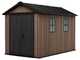 Keter Newton plus 7511/1175 - Casetta da giardino - Con porta doppia anta e finestre - 230x350x246 cm