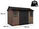 Keter Newton plus 7511/1175 - Casetta da giardino - Con porta doppia anta e finestre