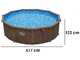 Bestway Hydrium 561CU - Piscina rotonda per 9-10 Persone