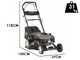 Blackstone Essentials ESP 510-200 - Rasaerba a scoppio trazionato - 4 in 1 -  Motore a scoppio da 200cc