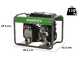 Energy EY-10TB AVR - Generatore di corrente a benzina 8 kW - Continua 7,2 Trifase