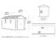 Keter Newton plus 7517/1775 - Casetta da giardino - Con porta doppia anta e finestre