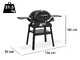 Weber Q2200N - Barbecue a gas con ripiani laterali e supporto multiuso