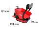OUTLET - DIFETTI ESTETICI - GeoTech-Pro Geoporter 550 DHS Hydro - Motocarriola cingolata cassone dumper idraulico 500Kg
