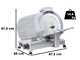 OUTLET - PICCOLI DIFETTI ESTETICI - RGV Desy AF 300 F - Affettatrice con lama temperata 300 mm - 180W