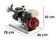 OUTLET - SENZA IMBALLO ORIGINALE - Comet APS 51 - Motopompa alta pressione - Motore a benzina Honda GX 200