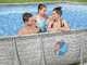 Bestway Steel Pro Max Splashview 56946 - 488x305x107 cm - Piscina Ovale per 7-8 Persone