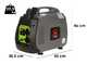 Pramac PMi2500 - Generatore di corrente silenziato portatile a inverter 2.3 kW - Continua 2 kW Monofase
