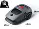 PROMO MOVA 600 - Robot Tagliaerba - Senza impianto - Con Kit 81 lame di ricambio