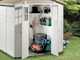 Garofalo Tuscany Evo 200 - Casetta da giardino - Con finestre e porta a doppia anta