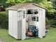 Garofalo Tuscany Evo 200 - Casetta da giardino - Con finestre e porta a doppia anta