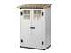 Garofalo Tuscany Evo 100 - Casetta da giardino - Con finestre e porta a doppia anta - 122.5x82.5x201 cm