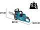 OUTLET - UTILIZZATA PER PROVA - Makita XGT UC023G - Elettrosega a batteria - Taglio da 40cm - 40V/5Ah